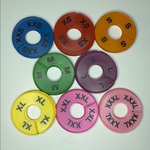 Size Divider Rings - set of 5